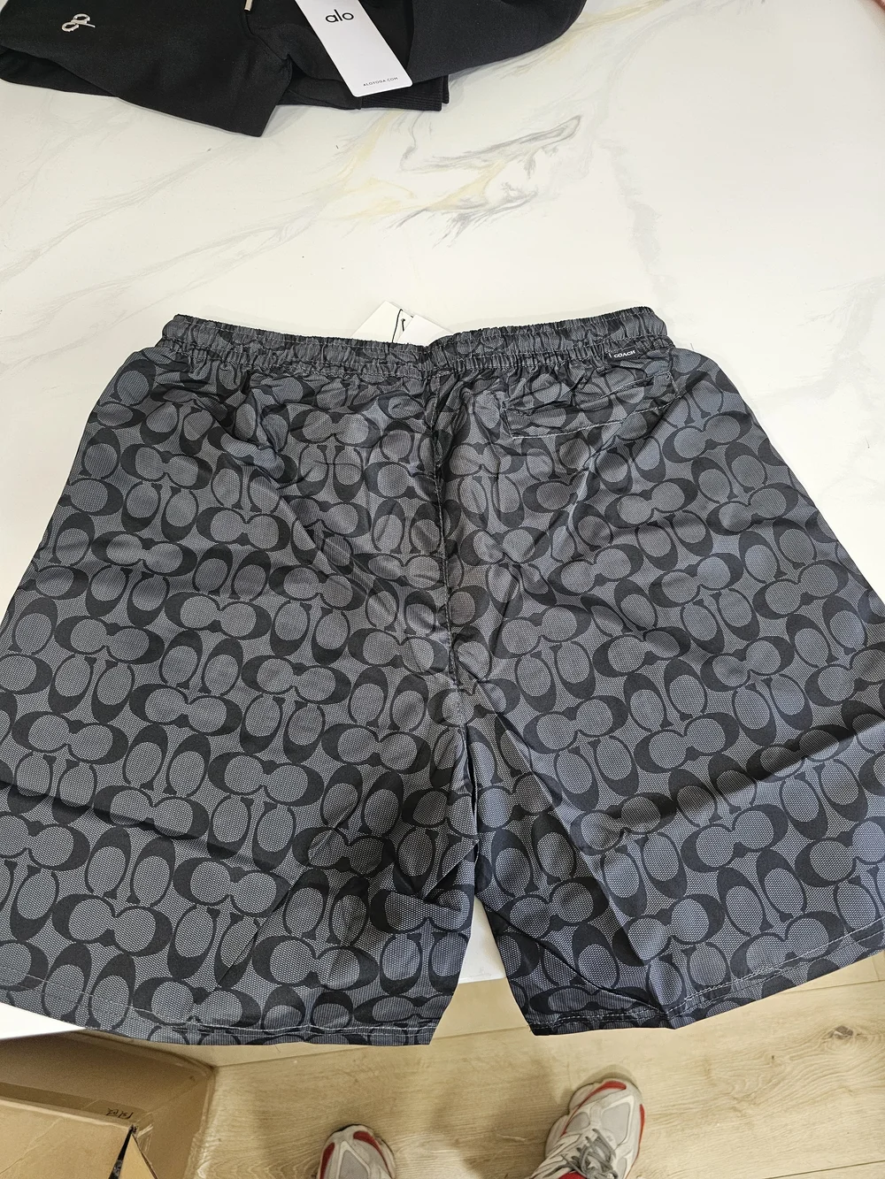 Coach Black Signature Swim Trunks - Picture 8 of 9